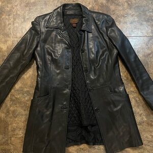 Danier Black Leather Jacket
